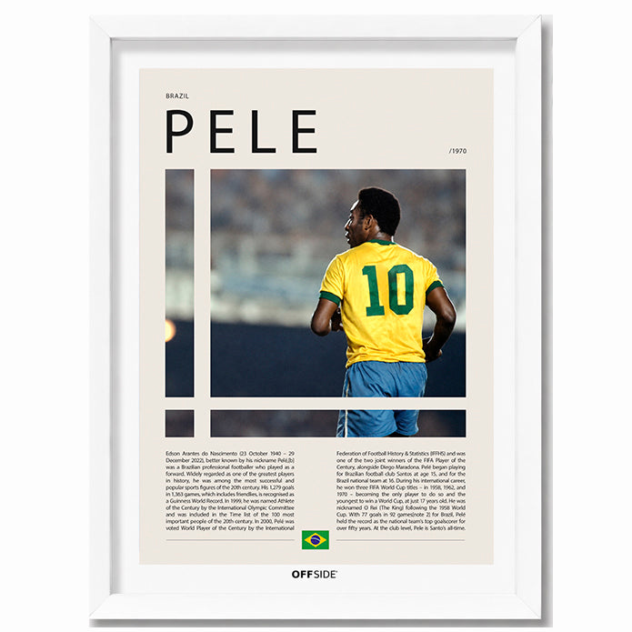 Pele "O Rei" en Brasil Clasificatorias 1970