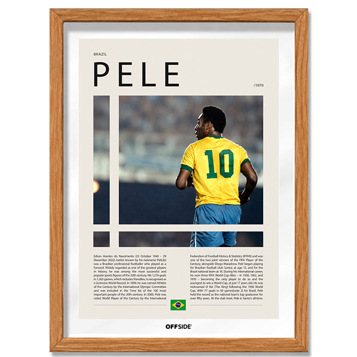 Pele "O Rei" en Brasil Clasificatorias 1970