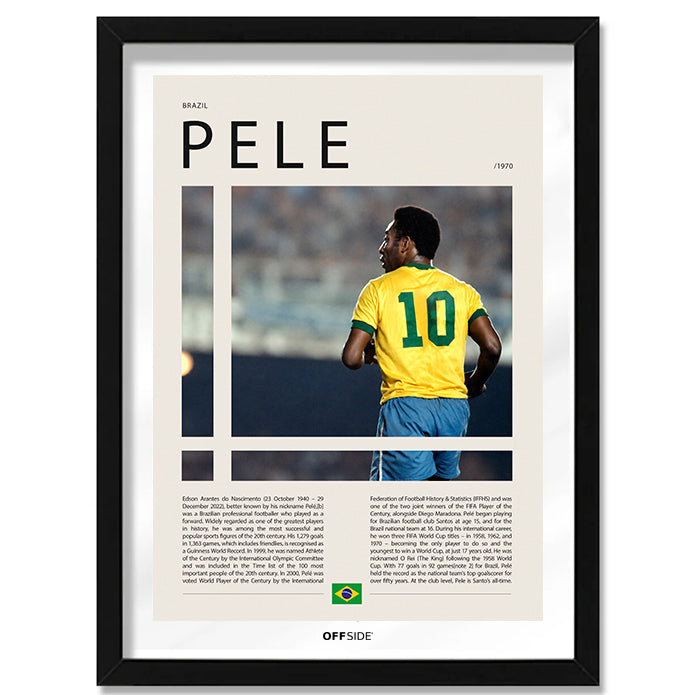 Pele "O Rei" en Brasil Clasificatorias 1970