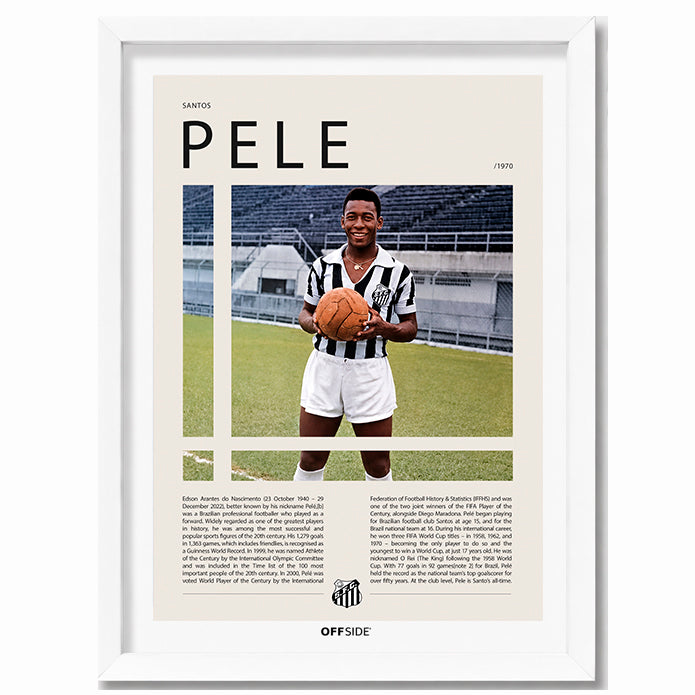 Pele "O Rei" en Santos Temporada 1970