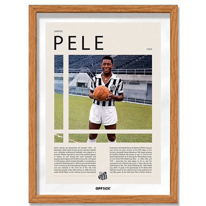 Pele "O Rei" en Santos Temporada 1970