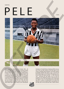 Pele "O Rei" en Santos Temporada 1970