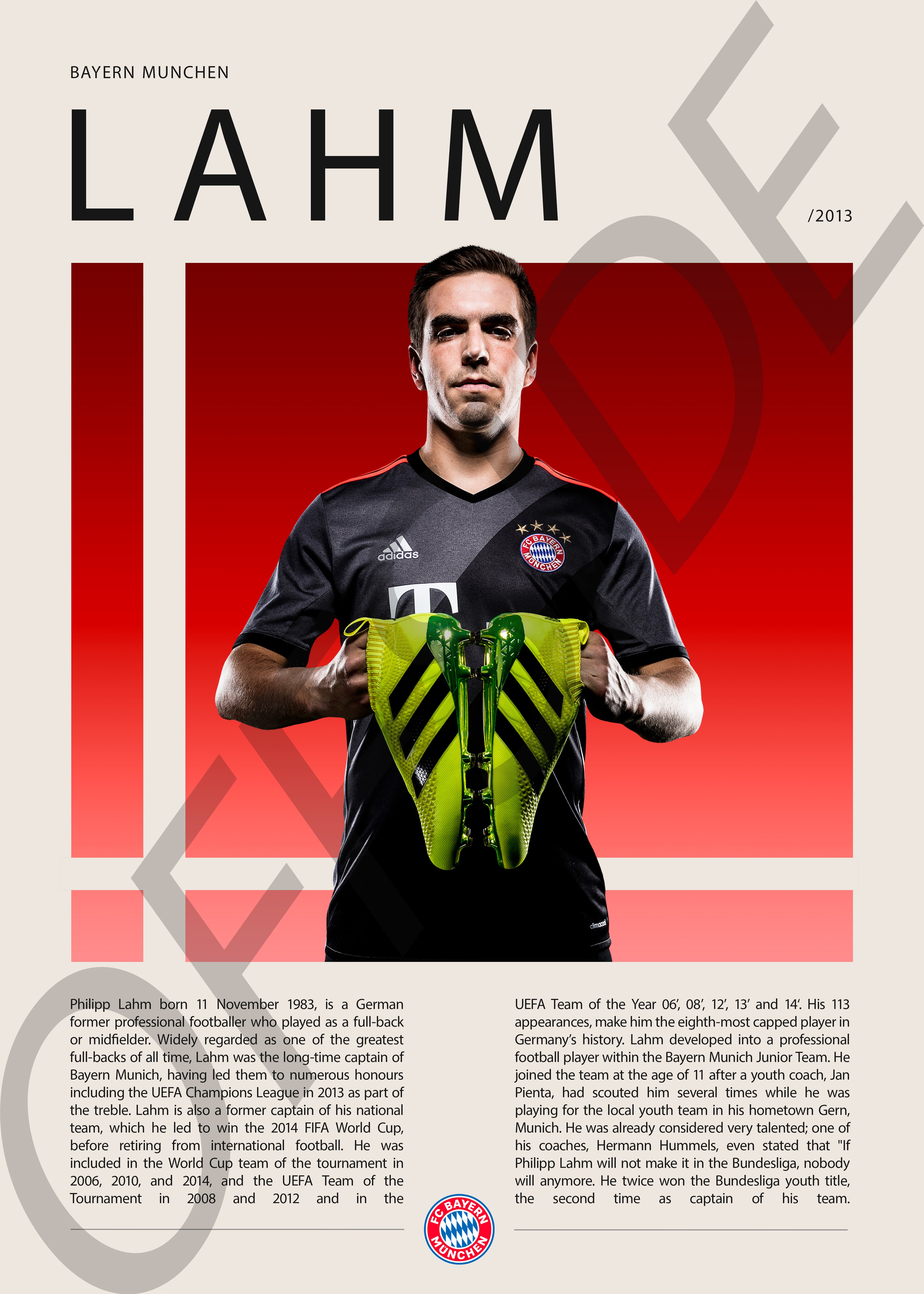 Philipp Lahm "Lahm" en Bayern Munich Temporada 2013