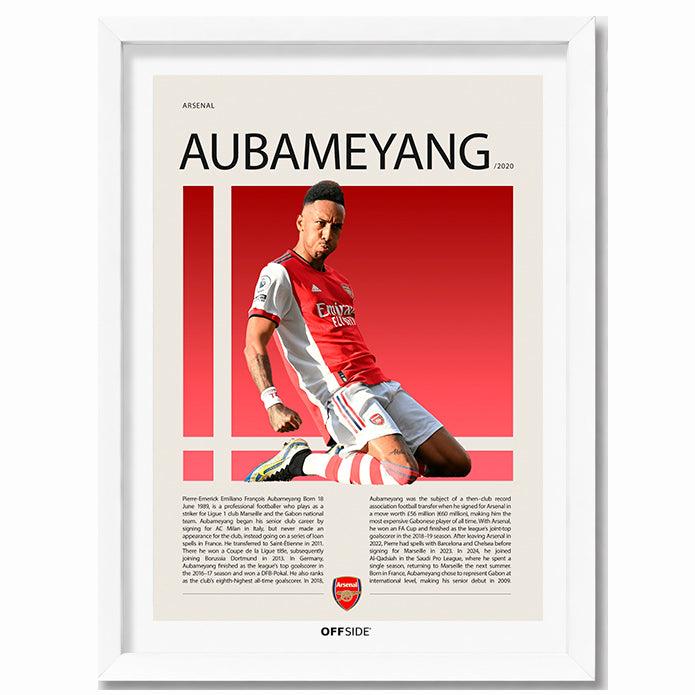 Pierre-Emerick Aubameyang "El Príncipe de Gabón" en Arsenal Temporada 2020