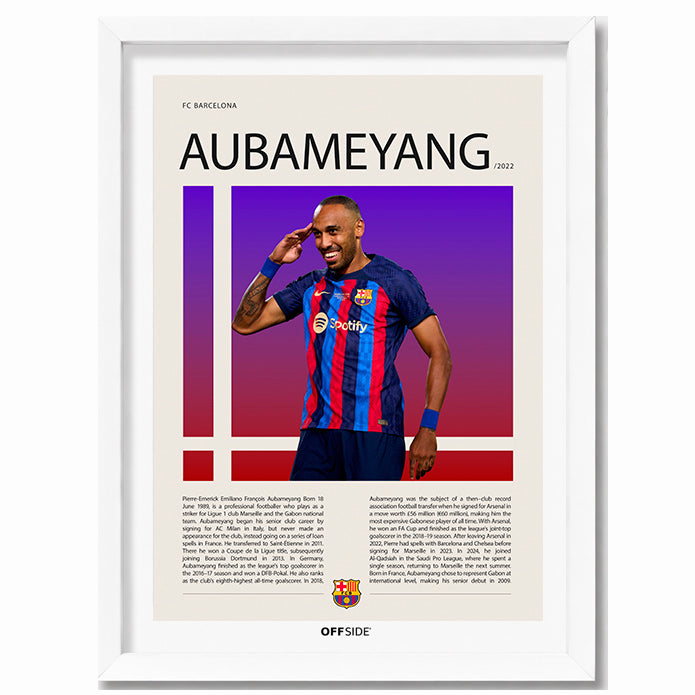 Pierre-Emerick Aubameyang "El Príncipe de Gabón" en Barcelona Temporada 2022