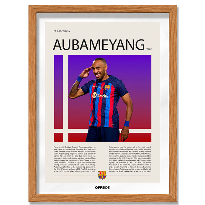 Pierre-Emerick Aubameyang "El Príncipe de Gabón" en Barcelona Temporada 2022