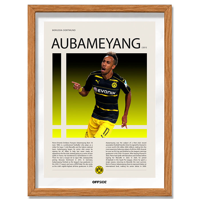 Pierre-Emerick Aubameyang "El Príncipe de Gabón" en Borussia Dortmund Temporada 2015