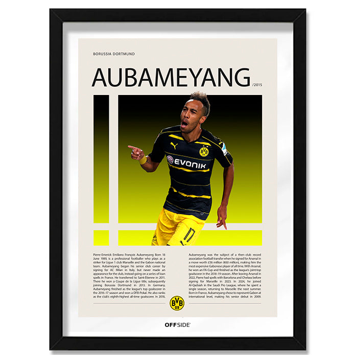 Pierre-Emerick Aubameyang "El Príncipe de Gabón" en Borussia Dortmund Temporada 2015