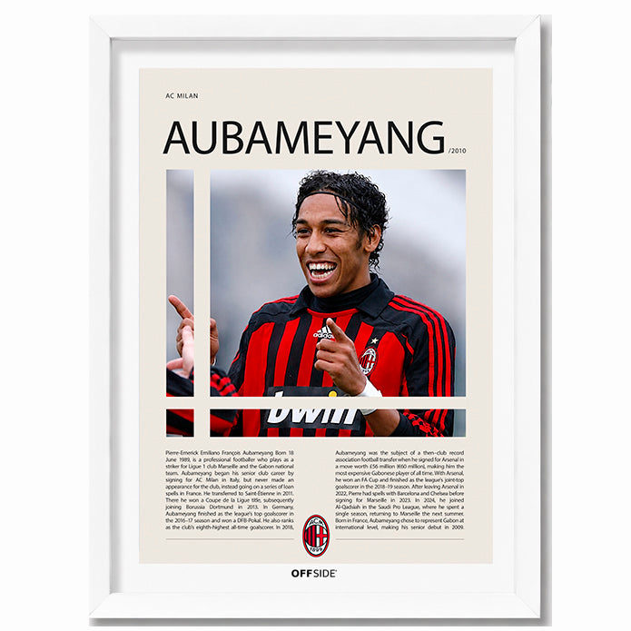 Pierre-Emerick Aubameyang "El Príncipe de Gabón" en AC Milan Temporada 2010
