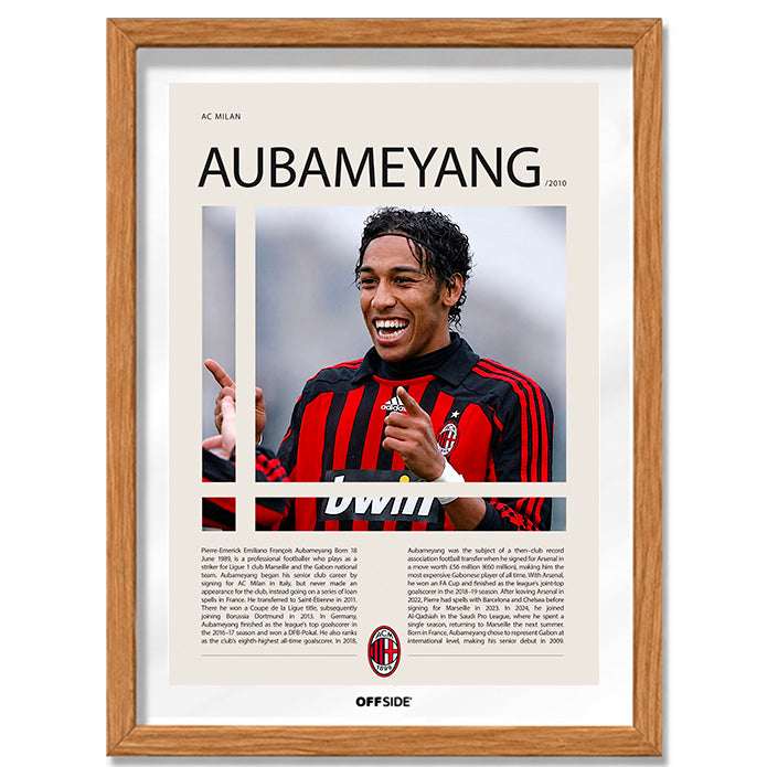 Pierre-Emerick Aubameyang "El Príncipe de Gabón" en AC Milan Temporada 2010