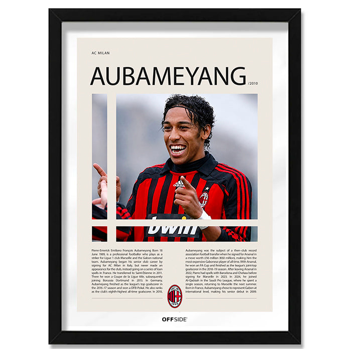 Pierre-Emerick Aubameyang "El Príncipe de Gabón" en AC Milan Temporada 2010