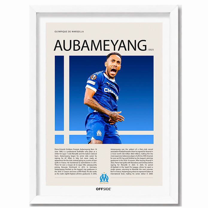 Pierre-Emerick Aubameyang "El Príncipe de Gabón" en Olympique de Marsella Temporada 2025