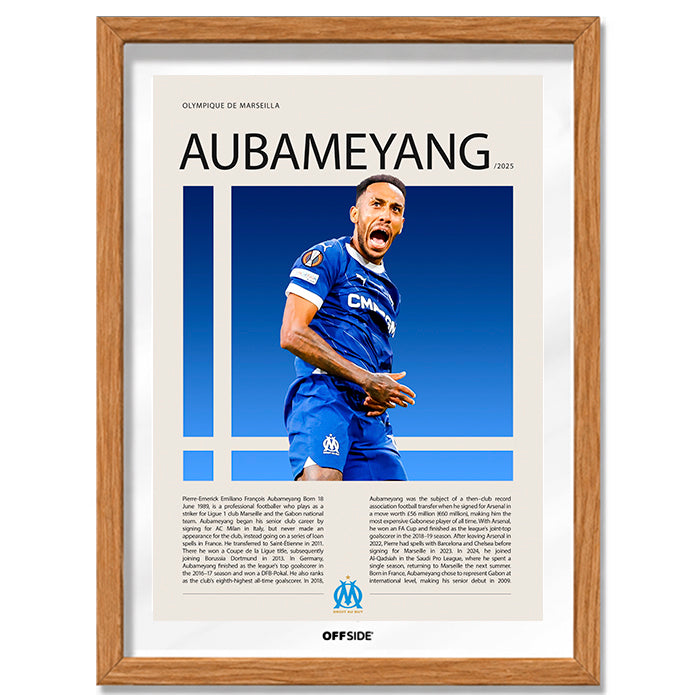Pierre-Emerick Aubameyang "El Príncipe de Gabón" en Olympique de Marsella Temporada 2025