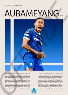 Pierre-Emerick Aubameyang "El Príncipe de Gabón" en Olympique de Marsella Temporada 2025