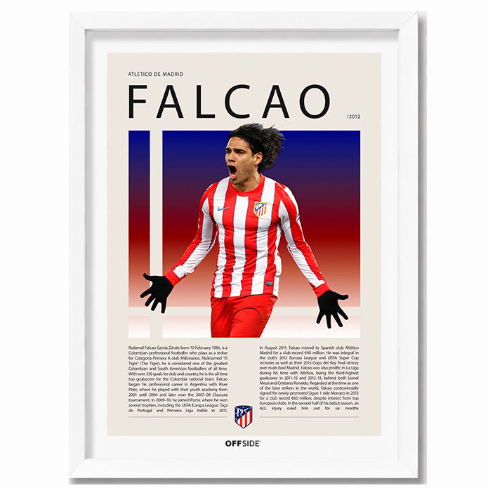 Radamel Falcao "El Tigre" en Atletico de Madrid Temporada 2012
