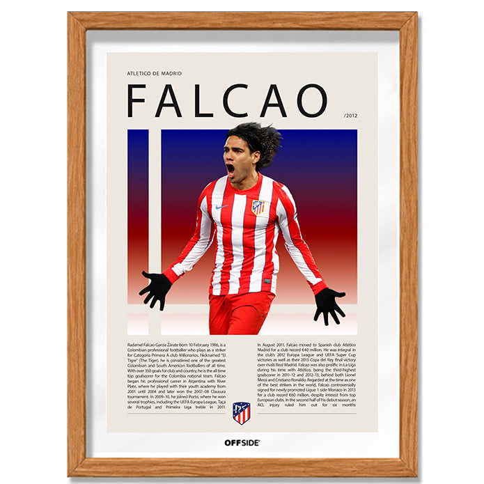 Radamel Falcao "El Tigre" en Atletico de Madrid Temporada 2012