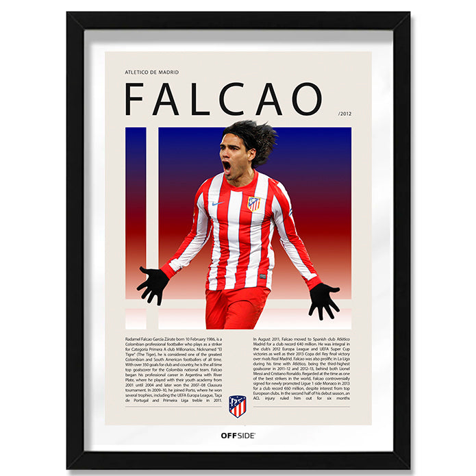 Radamel Falcao "El Tigre" en Atletico de Madrid Temporada 2012