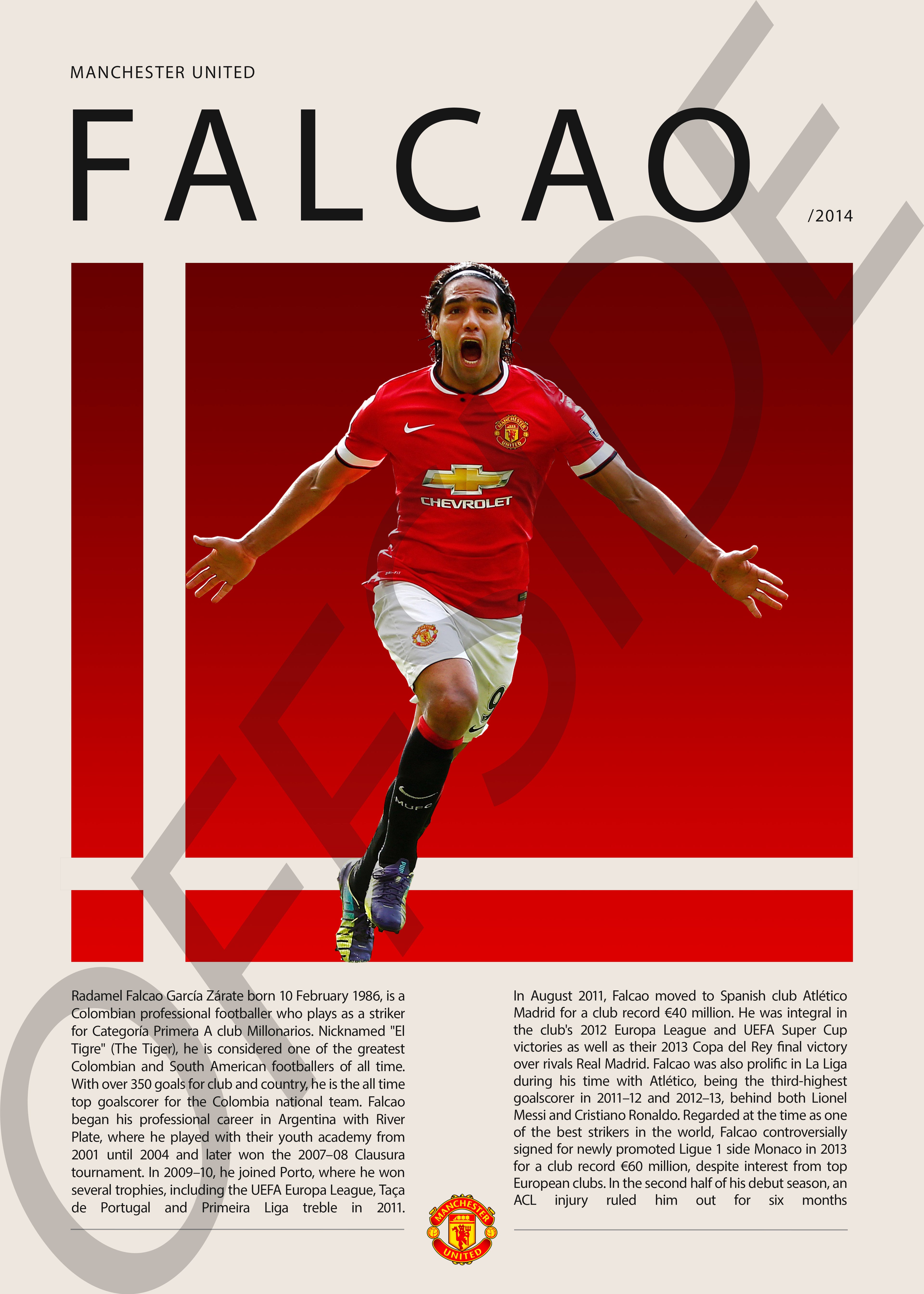 Radamel Falcao "El Tigre" en Manchester United Temporada 2014