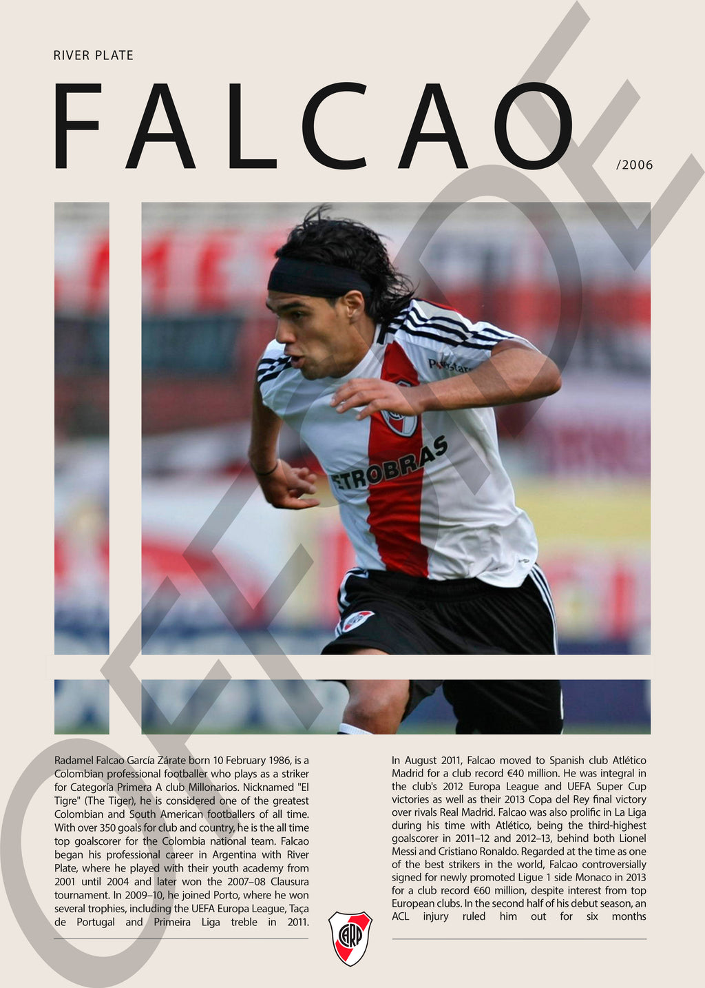Radamel Falcao "El Tigre" en River Plate Temporada 2006