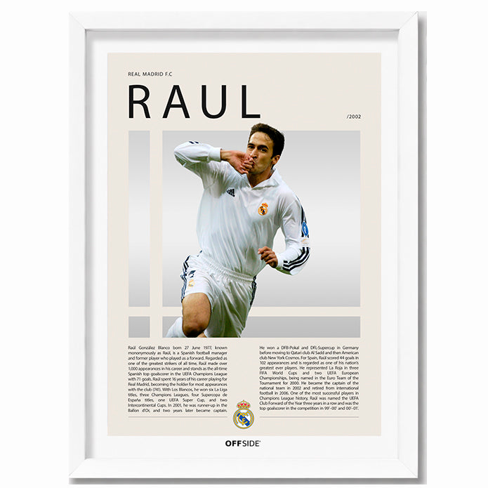 Raul Gonzalez "El Angel de Madrid" en Real Madrid Temporada 2002