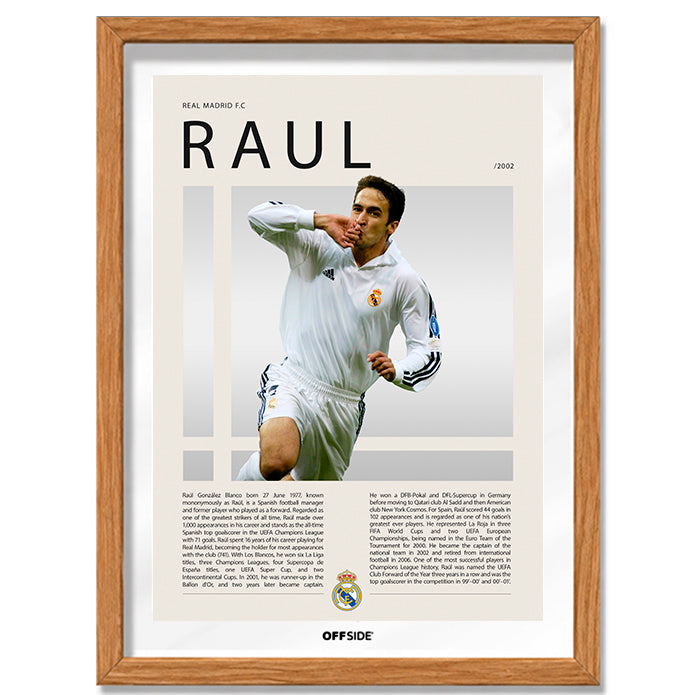 Raul Gonzalez "El Angel de Madrid" en Real Madrid Temporada 2002