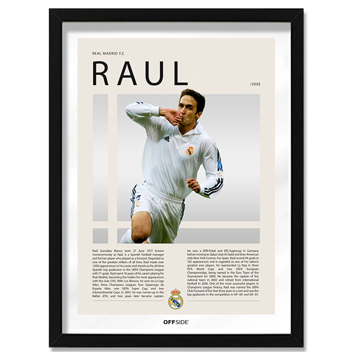 Raul Gonzalez "El Angel de Madrid" en Real Madrid Temporada 2002