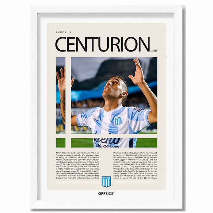 Ricardo Centurion "El Wachiturro" en Racing Temporada 2018
