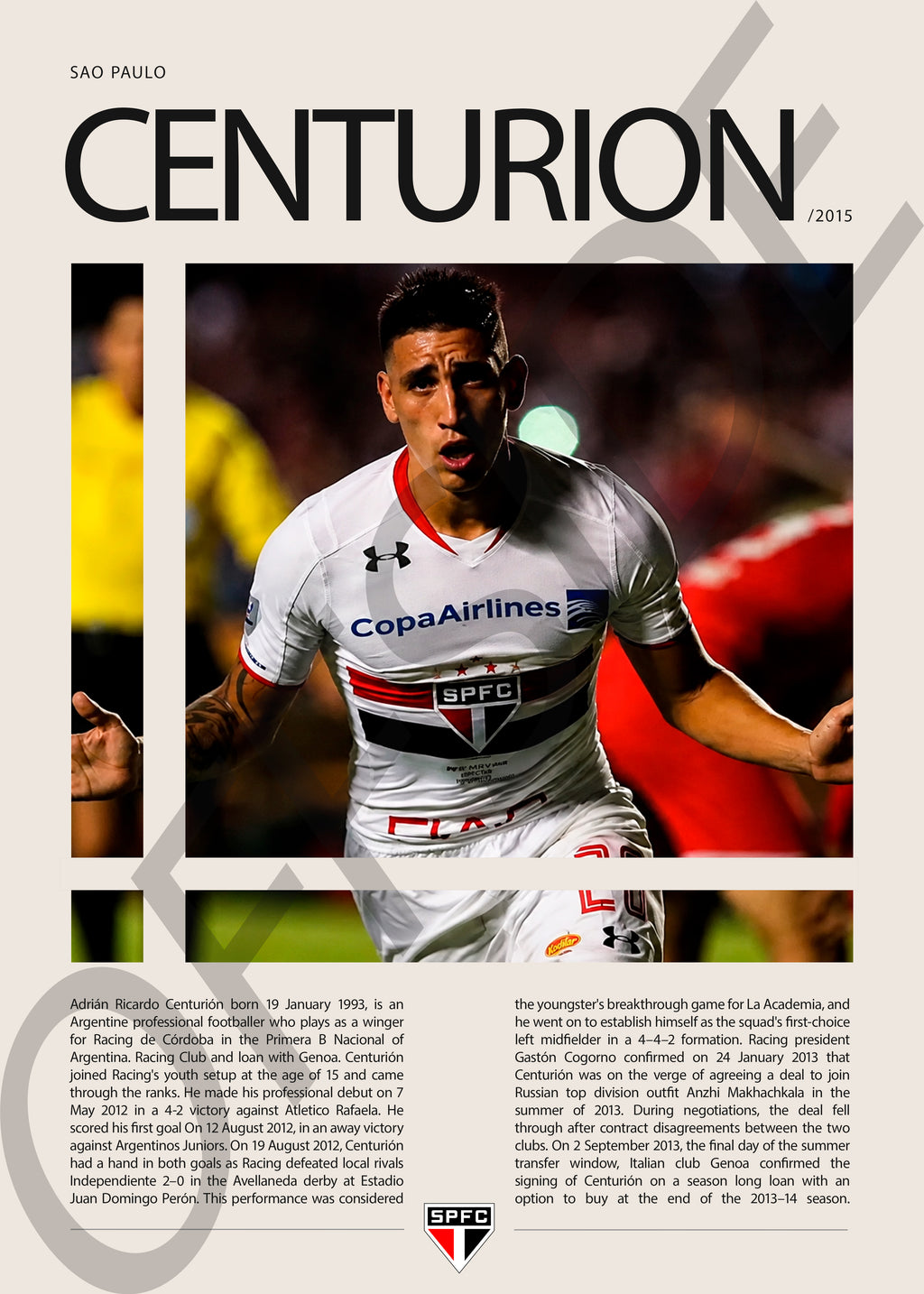 Ricardo Centurion "El Wachiturro" en Sao Paulo Temporada 2015