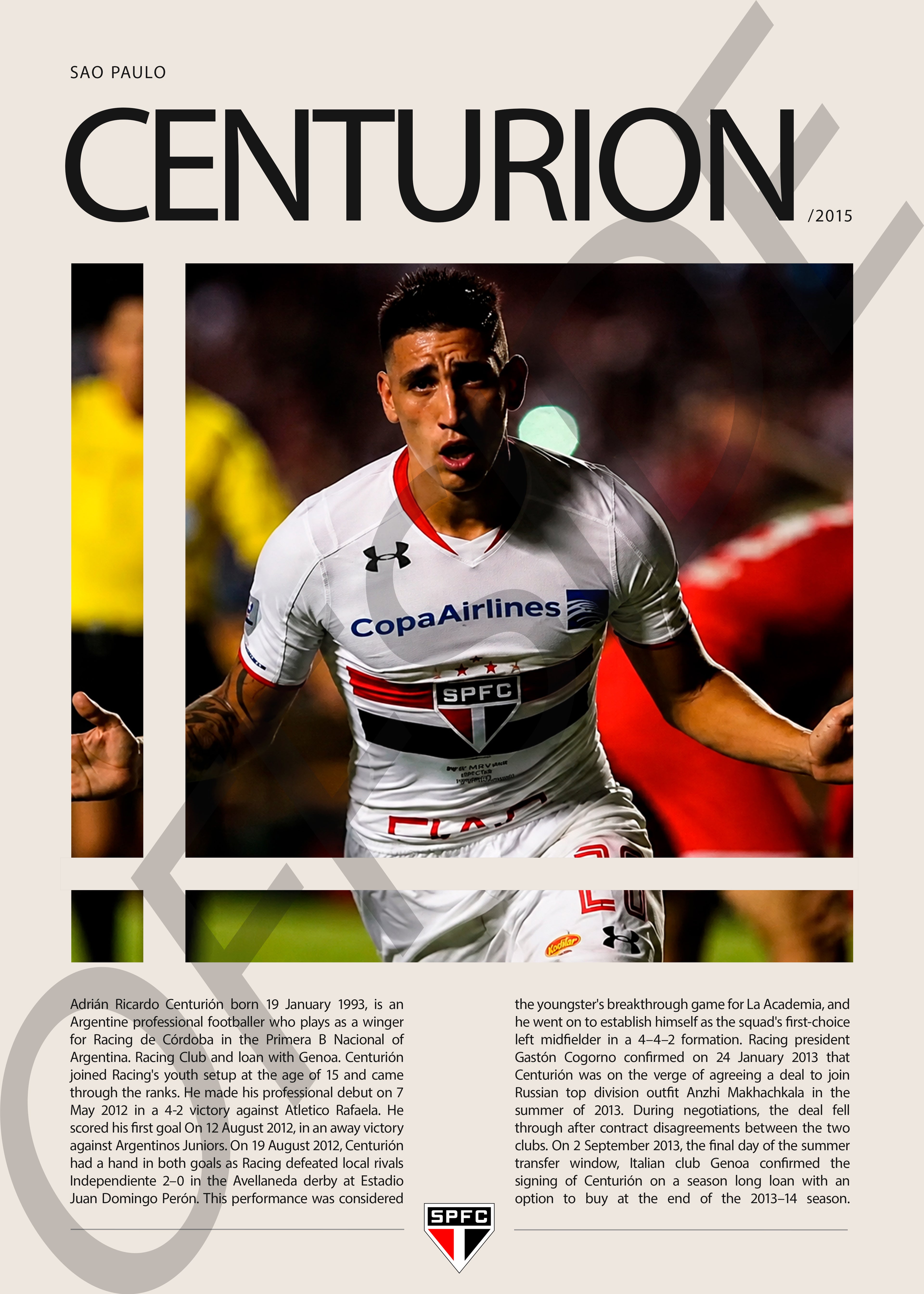 Ricardo Centurion "El Wachiturro" en Sao Paulo Temporada 2015