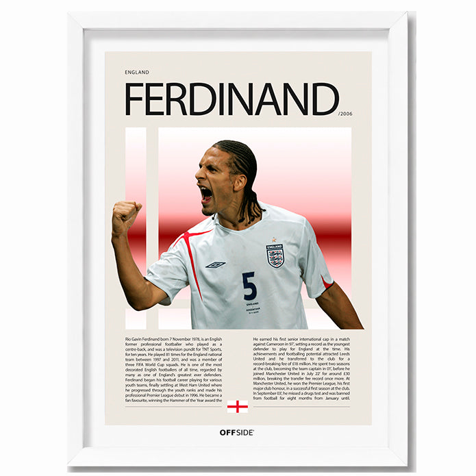 Rio Ferdinand "Ferdy" en Inglaterra Clasificatorias 2006