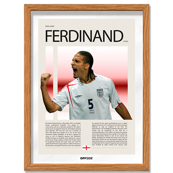 Rio Ferdinand "Ferdy" en Inglaterra Clasificatorias 2006