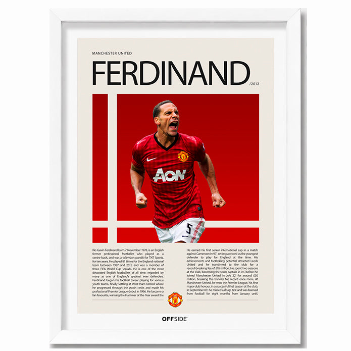 Rio Ferdinand "Ferdy" en Manchester United Temporada 2012