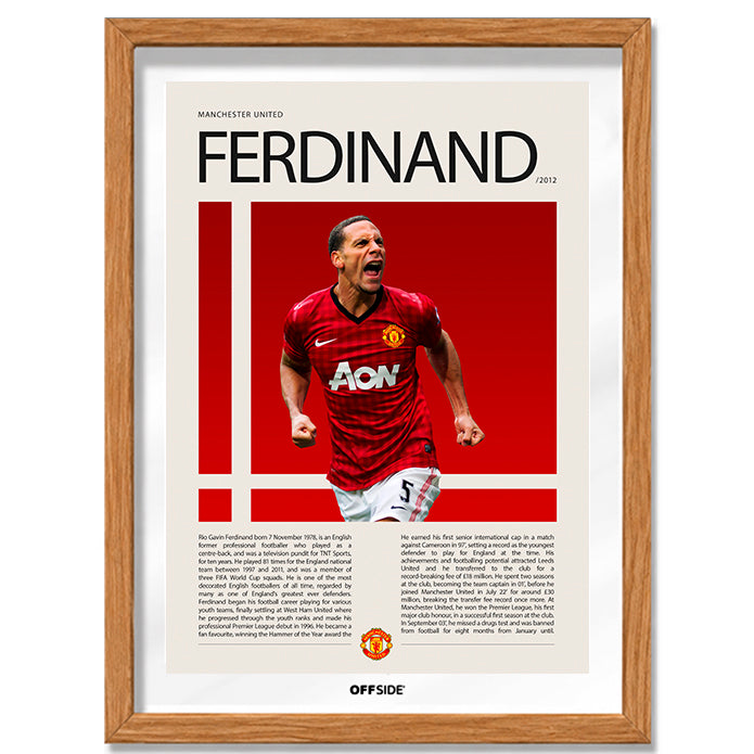 Rio Ferdinand "Ferdy" en Manchester United Temporada 2012