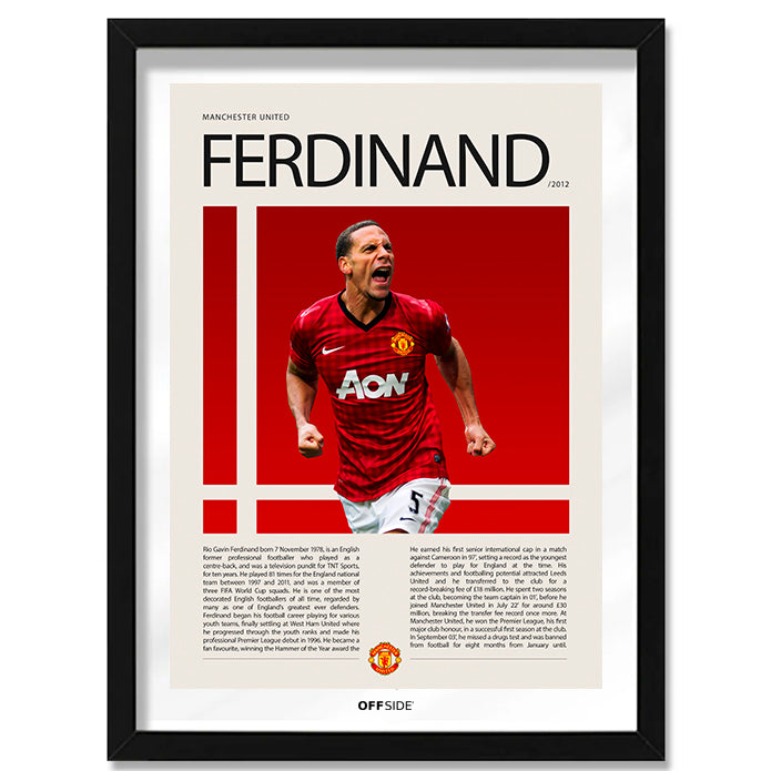 Rio Ferdinand "Ferdy" en Manchester United Temporada 2012