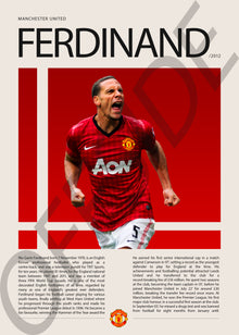 Rio Ferdinand "Ferdy" en Manchester United Temporada 2012
