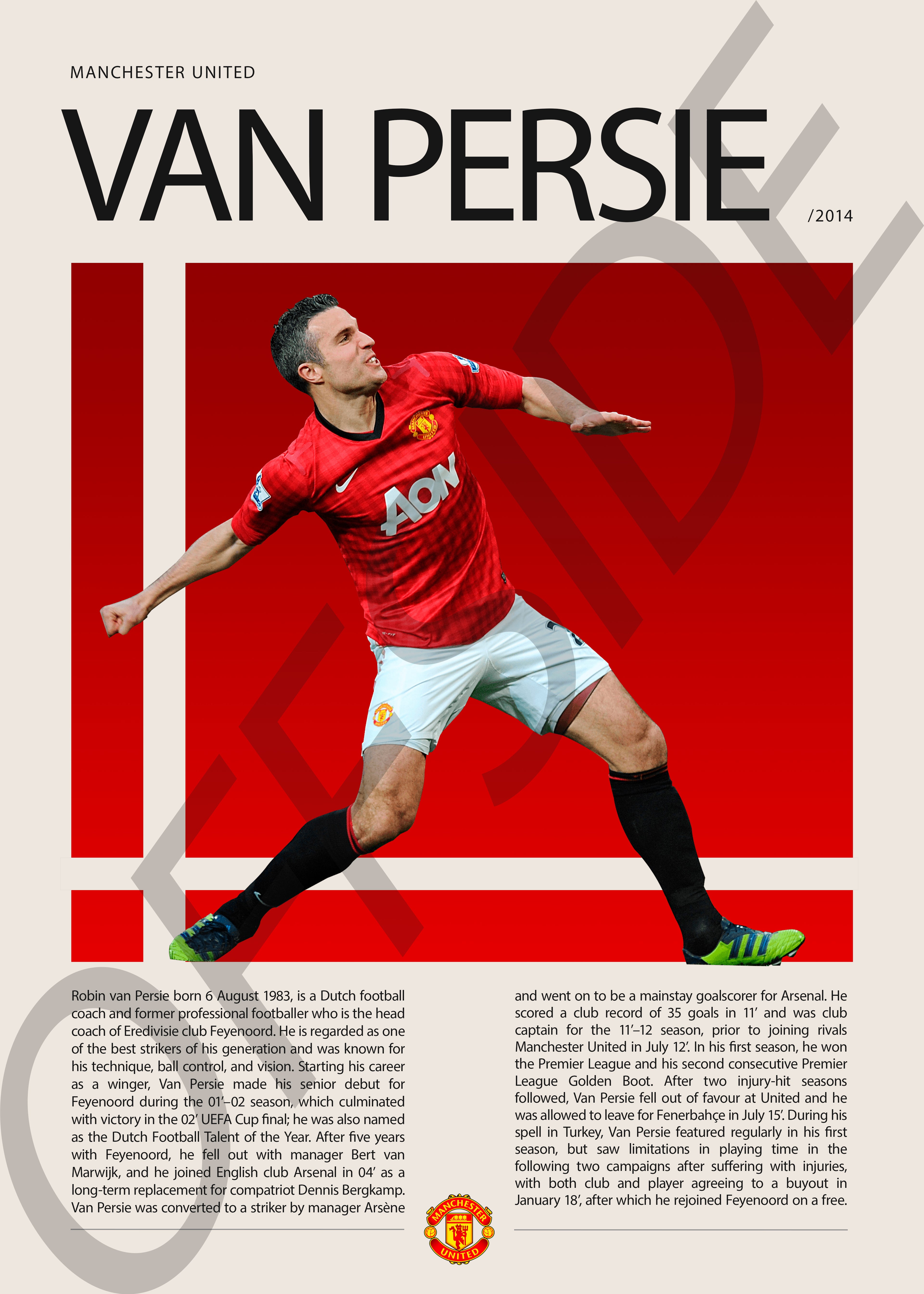 Robin Van Persie "Van Persie" en Manchester United Temporada 2014