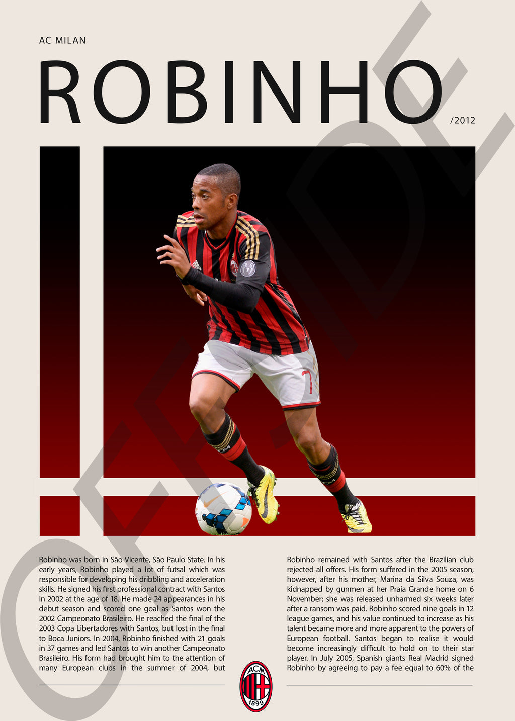 Robinho "El Rey de la Bicicleta" en AC Milan Temporada 2012