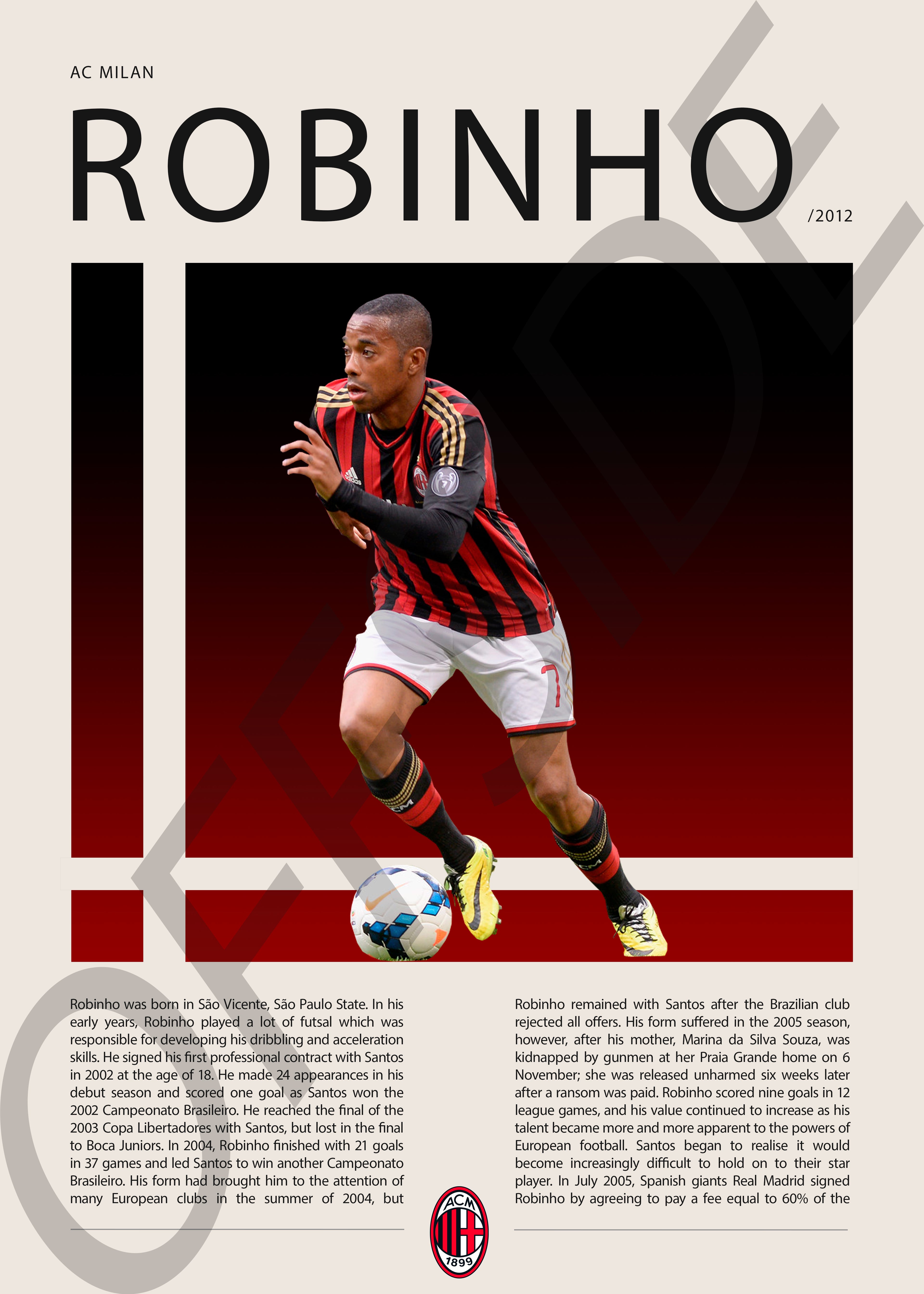Robinho "El Rey de la Bicicleta" en AC Milan Temporada 2012