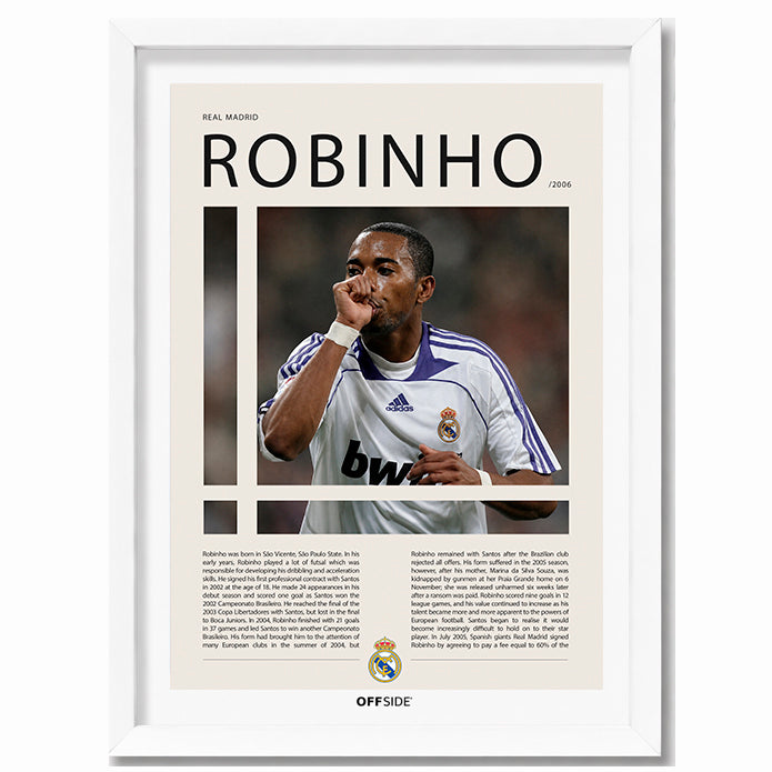 Robinho "El Rey de la Bicicleta" en Real Madrid Temporada 2006