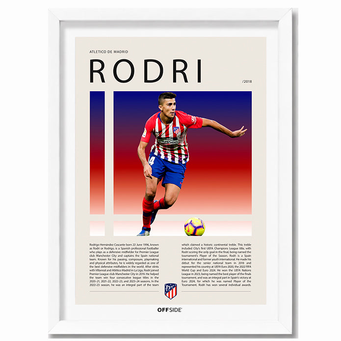 Rodrigo Hernandez "Rodri" en Atletico de Madrid Temporada 2018
