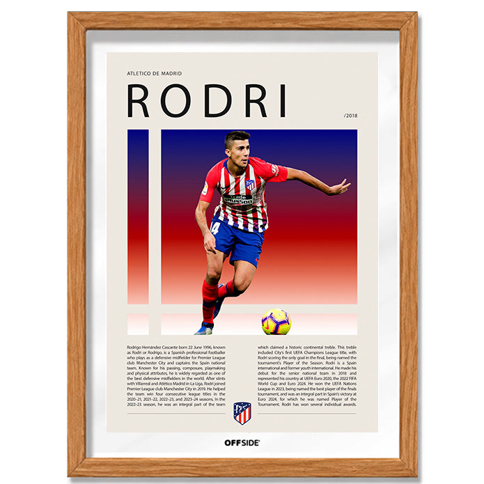 Rodrigo Hernandez "Rodri" en Atletico de Madrid Temporada 2018