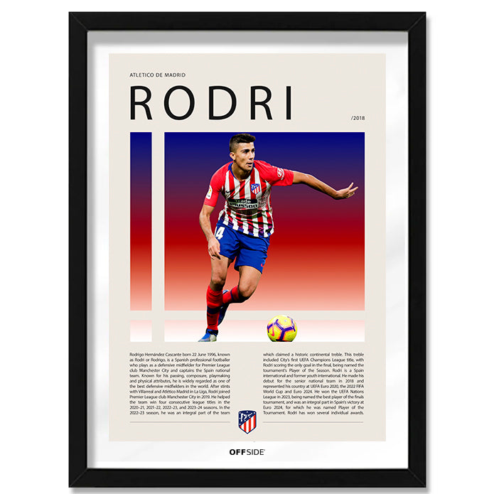 Rodrigo Hernandez "Rodri" en Atletico de Madrid Temporada 2018