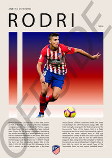 Rodrigo Hernandez "Rodri" en Atletico de Madrid Temporada 2018