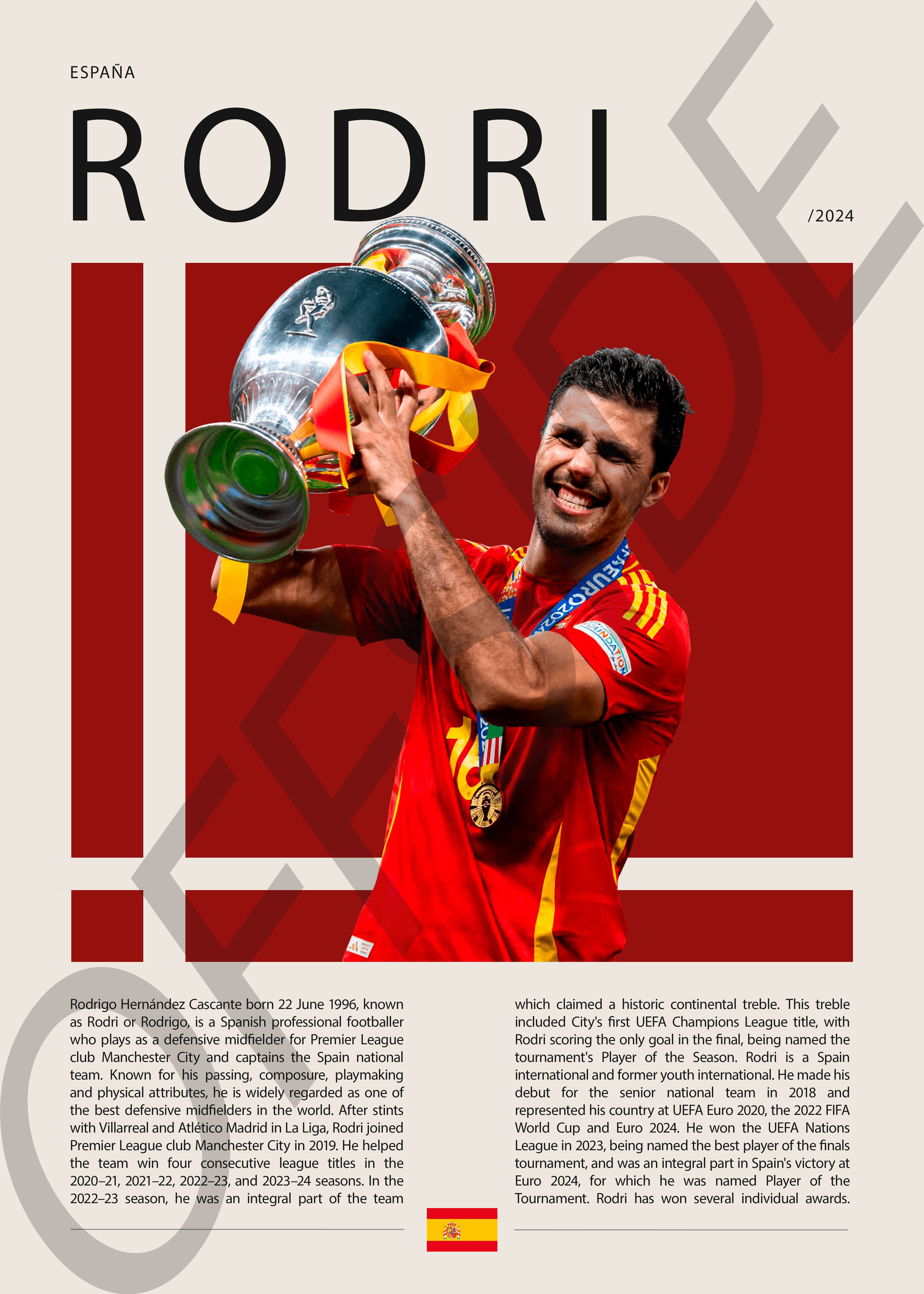Rodrigo Hernandez "Rodri" en España Clasificatorias 2024