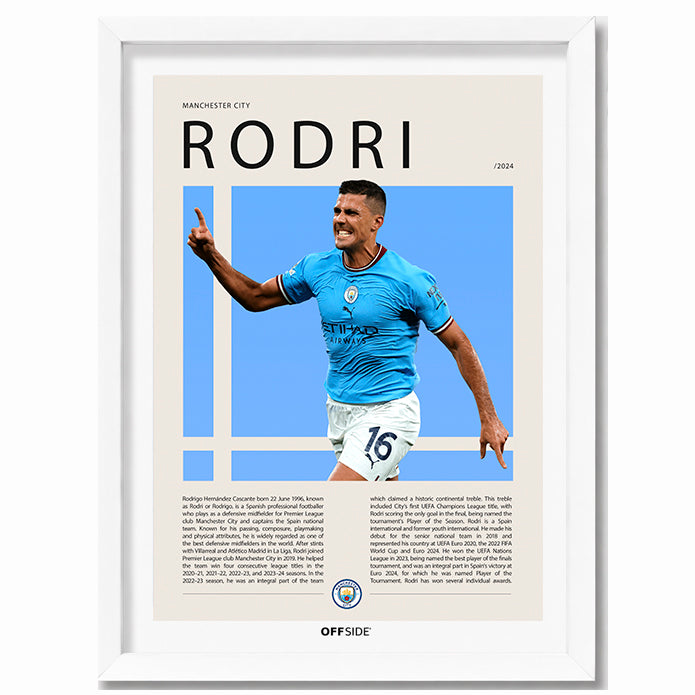 Rodrigo Hernandez "Rodri" en Manchester City Temporada 2024