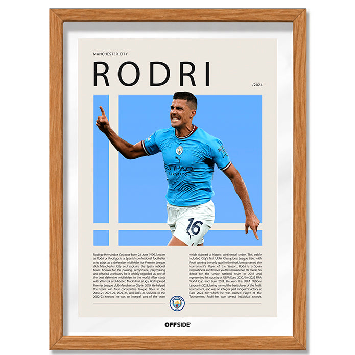 Rodrigo Hernandez "Rodri" en Manchester City Temporada 2024