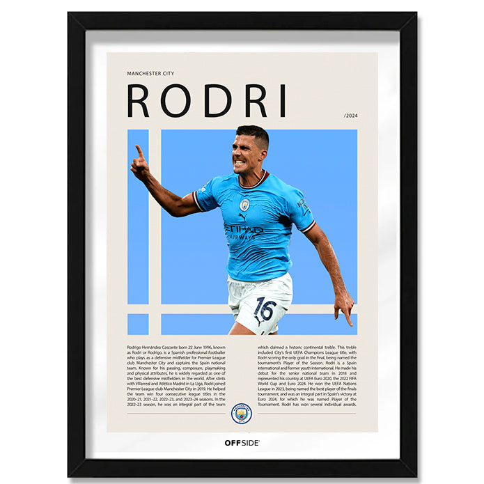 Rodrigo Hernandez "Rodri" en Manchester City Temporada 2024