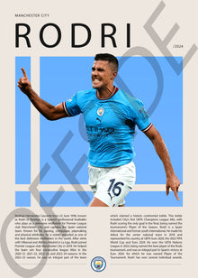Rodrigo Hernandez "Rodri" en Manchester City Temporada 2024