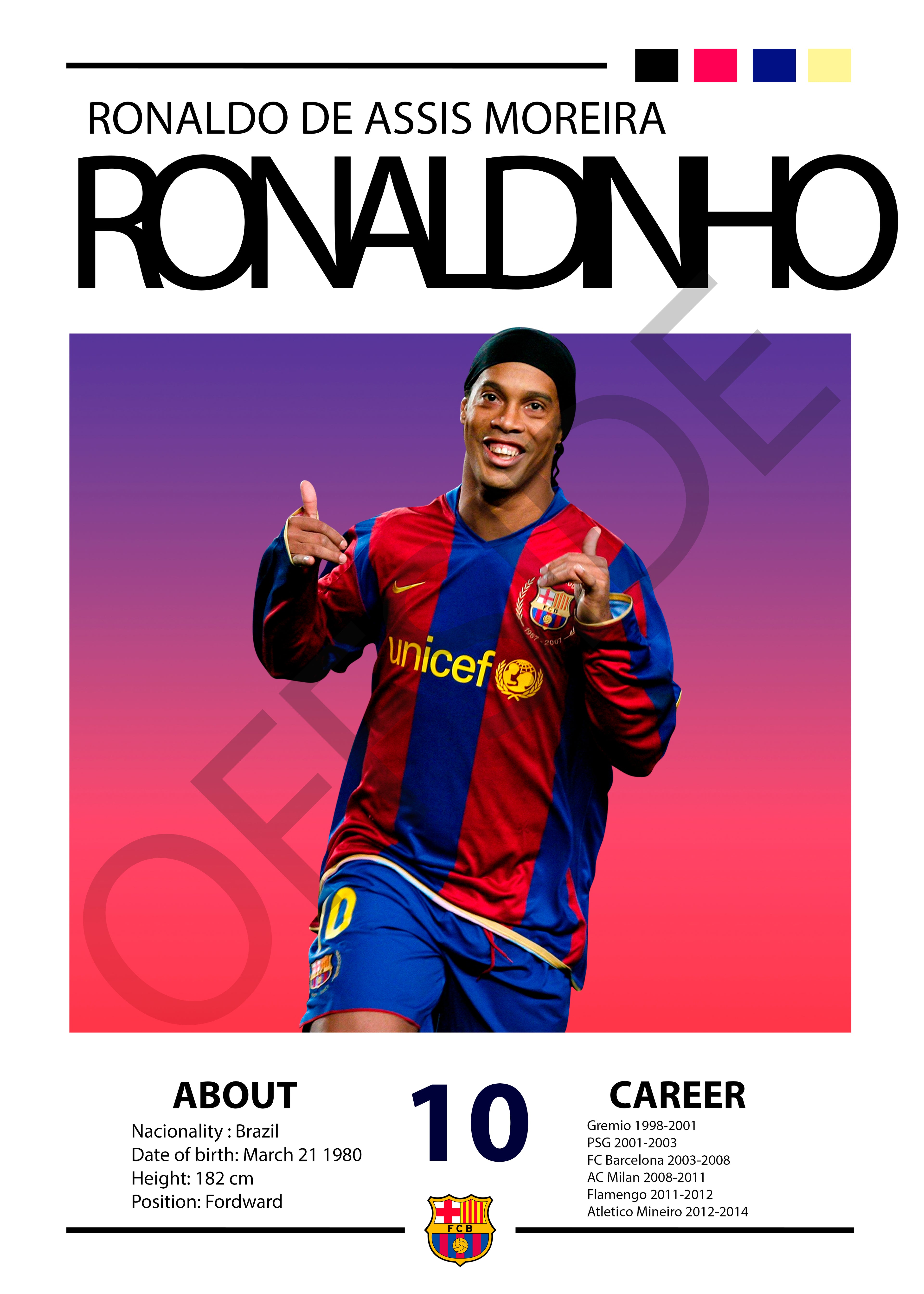 Ronaldinho "Dinho" Celebración mítica Barcelona