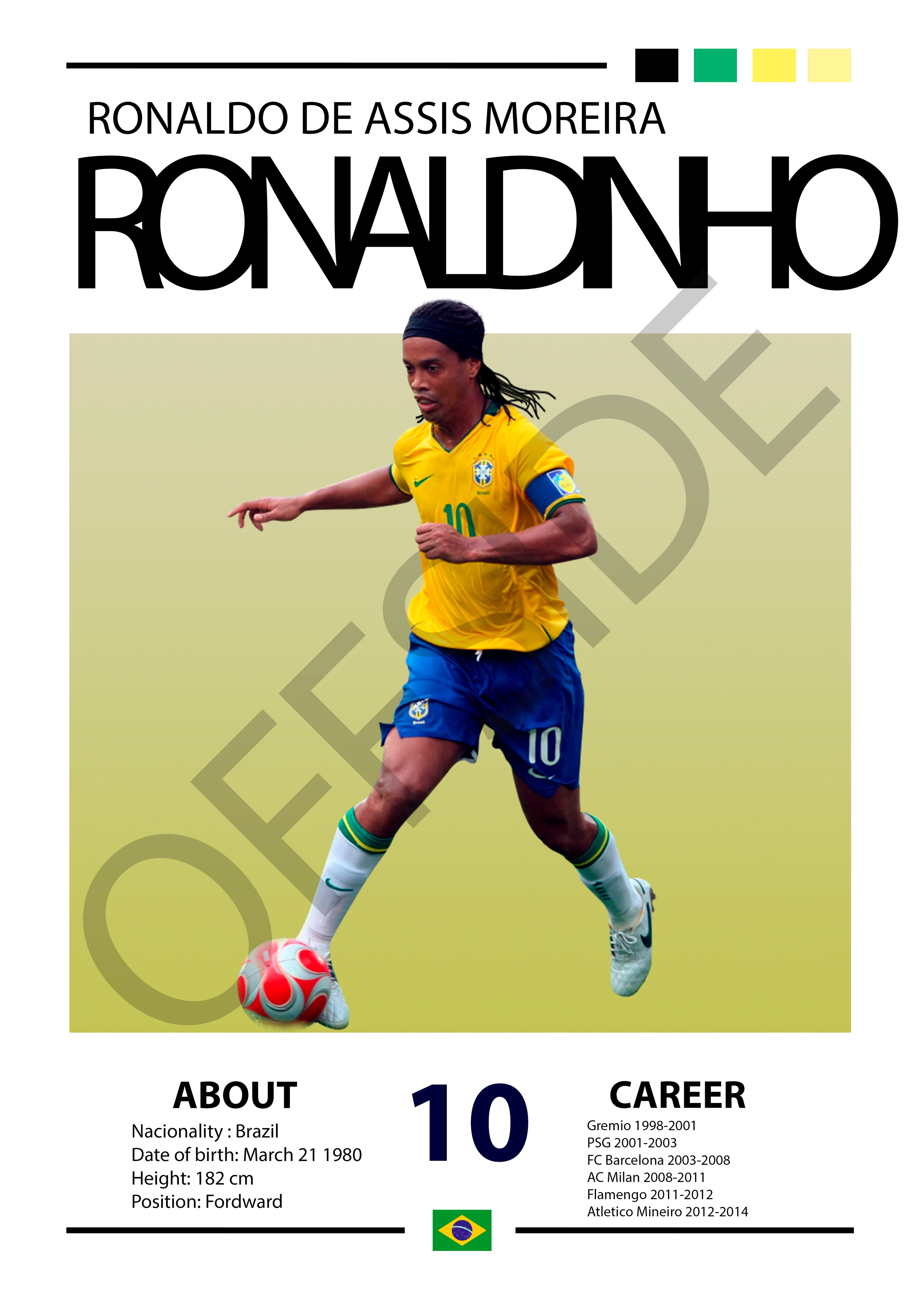 Ronaldinho "Dinho" Selección de Brasil 2010
